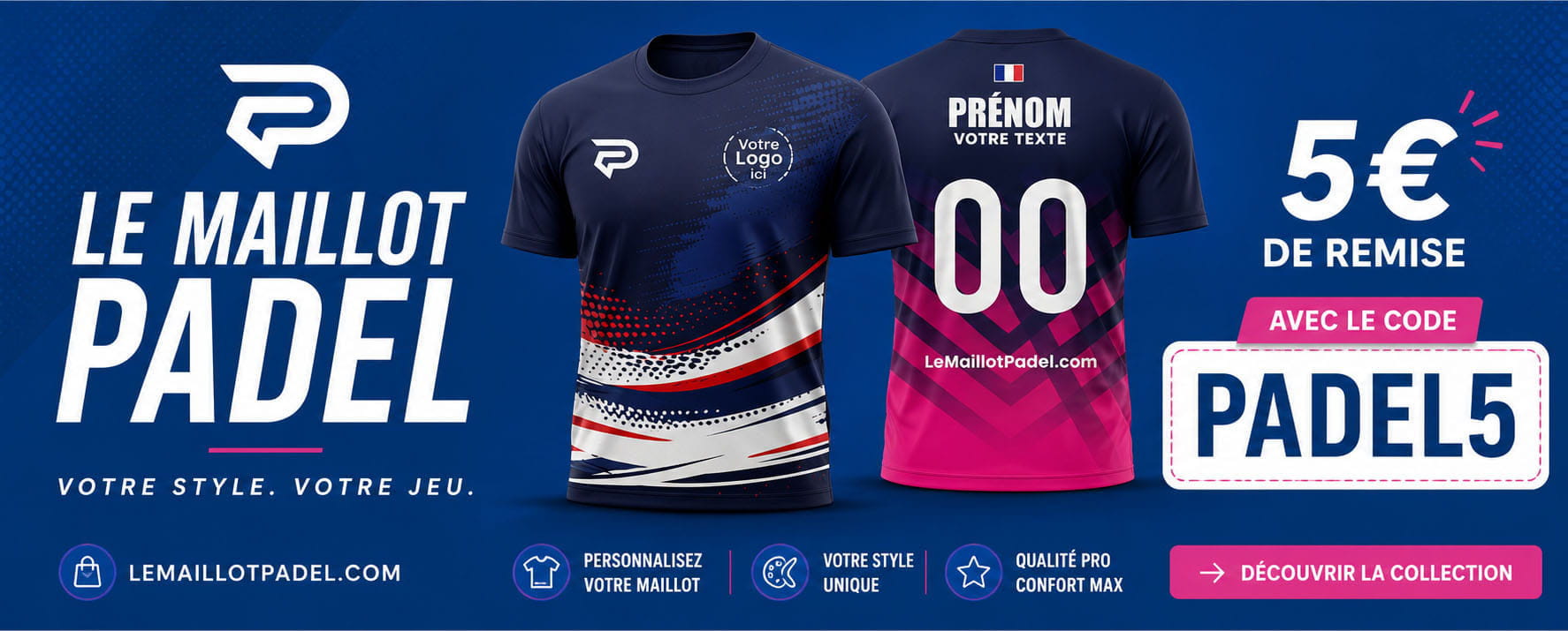 Publicité Le Maillot Padel